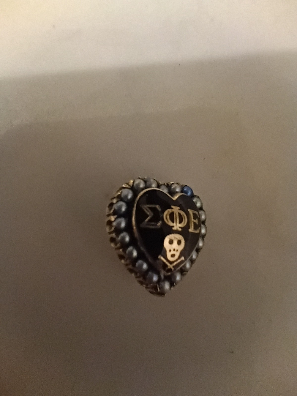 Vintage 1930s Sigma Phi Epsilon fraternity brooch 10ct